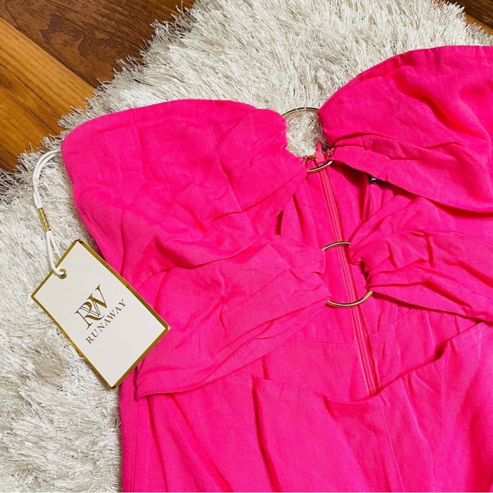 RUNAWAY ETTA JUMPSUIT - BUBBLEGUM - Picture 8 of 9